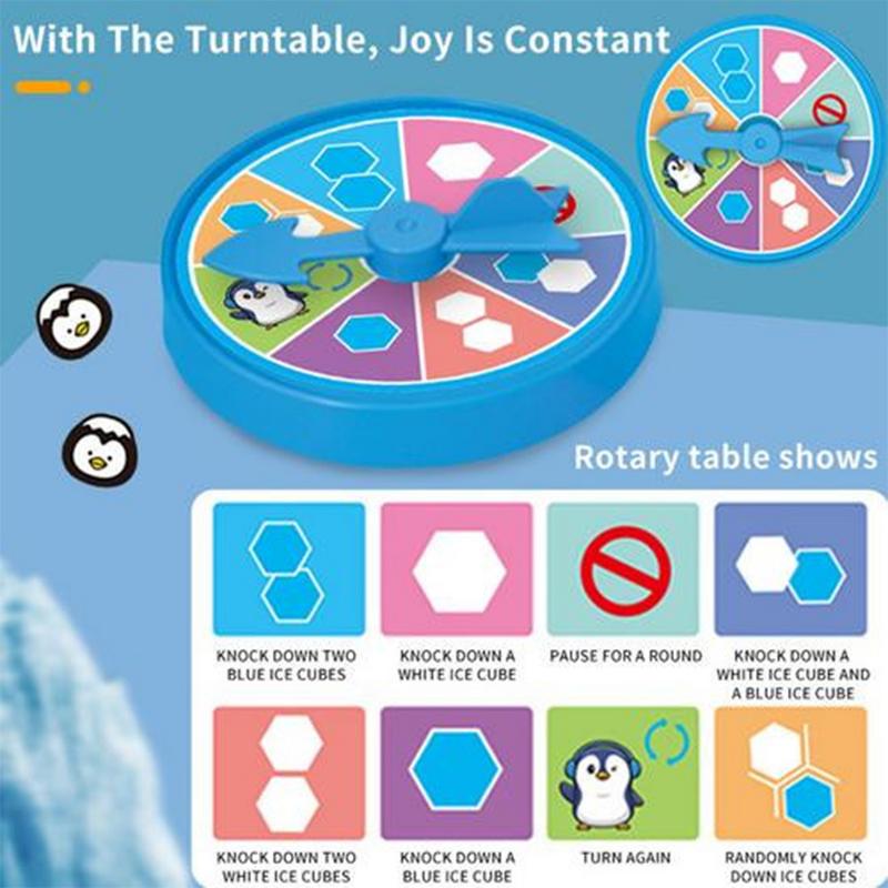 Funny Penguin Trap Interactive Indoor Board Game Ice Breaking Save The Parent-child Table Entertainment Toys Kids Desktop Games