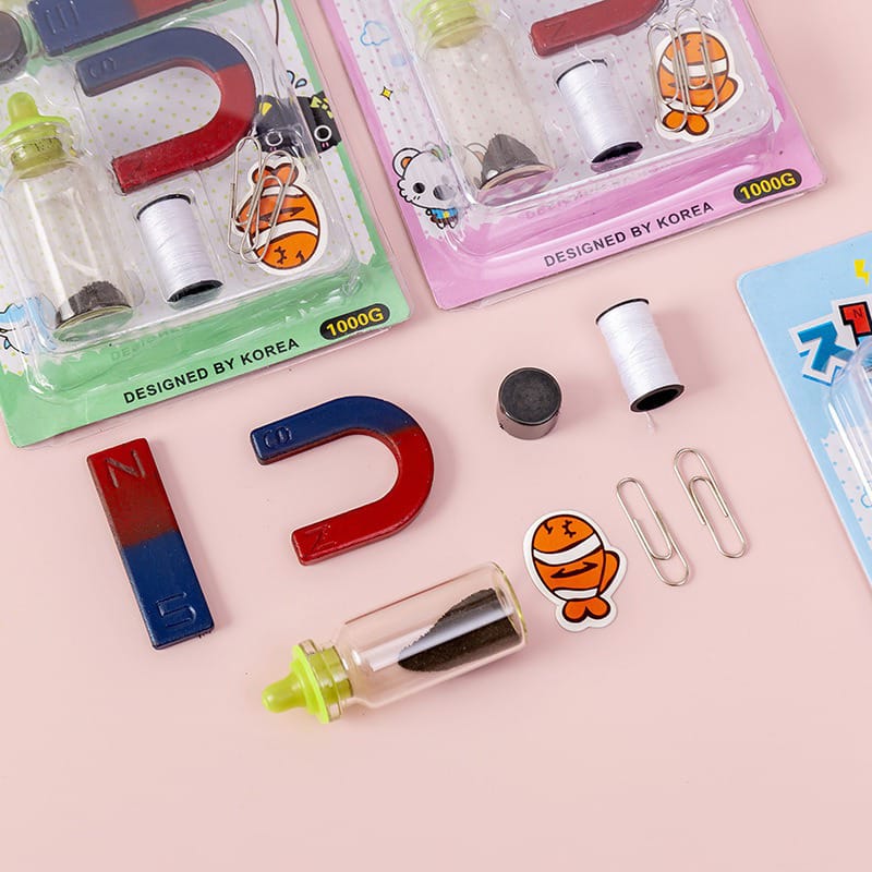 9Pcs Kids Magnetic Experiment/Toy Play Set