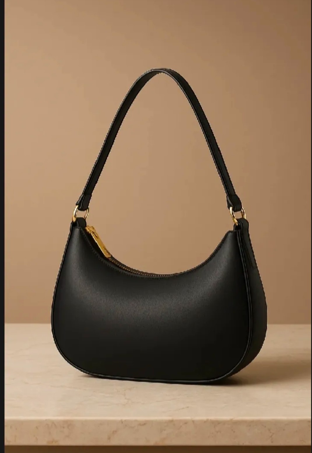 Premium Leather Hobo Handbag For girls Soft Faux Leather Crescent Ladiese Handbag Shoulder Underarm Bag Premium Leather Hobo HandBag For Girls Bags For Girls Shoulder Underarm Bag Stylish Women Purse Gift Bag
