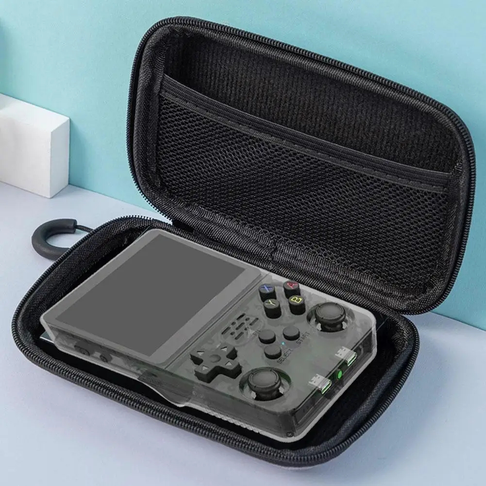 For R36S/R35 Plus Game Console Storage Bag EVA Hard Portable Protect Game Accessories Carry Case for Game Console Storage Case
