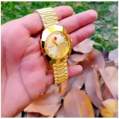 Luxury Gold Tourbillon Mechanical Waterproof Wrist Watch Gift For Family & Friends