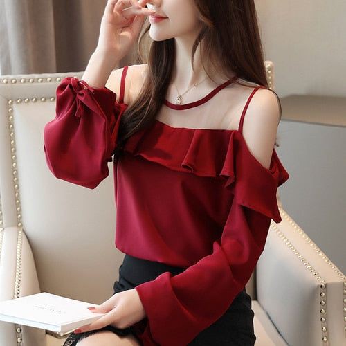 Korean Style Fashion Shoulder Cut out Shirt Women 2024 Spring Summer Loose Breathable MidiShirt and Blouse Lady Simple Solid Color LongShirts