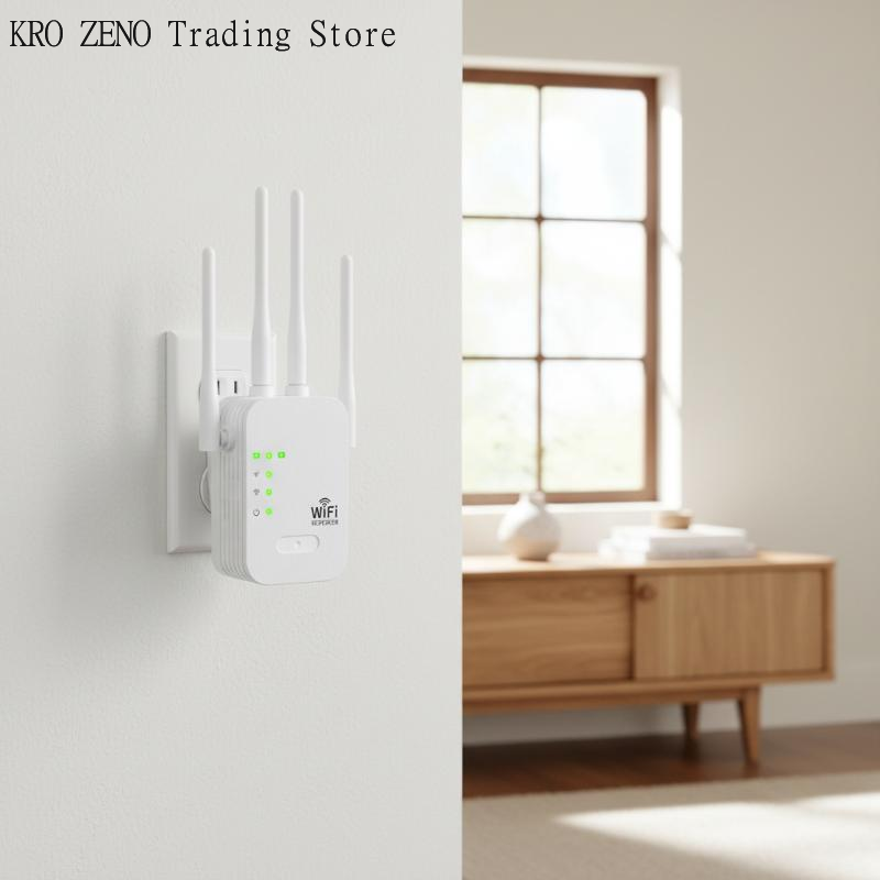 🔝1Pcs 5G/2.4G Signal Router 300Mbps Wireless WiFi Repeater 802.11N Long Range Wireless WiFi Extender Amplifier WIFI Booster✨