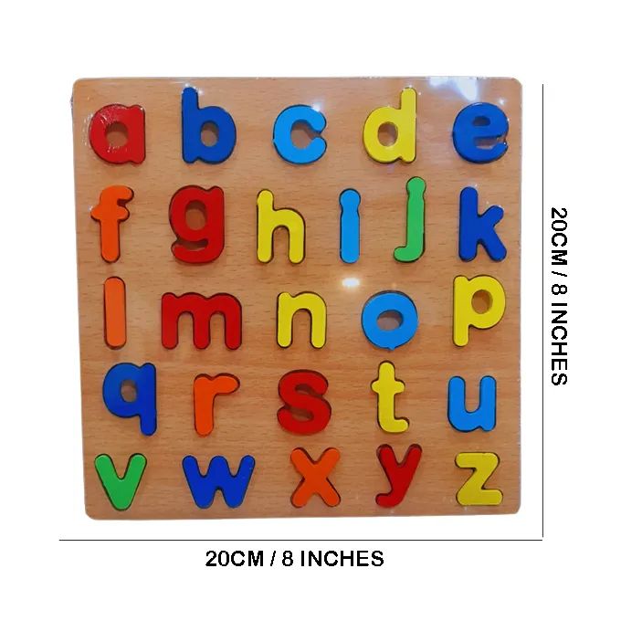 Wooden Puzzle for Toddlers  Alphabet Number Geometric Puzzle ABC Learning Toys Montessori Preschool Educational Gift Learning Letter Puzzles Board for Kids 3+