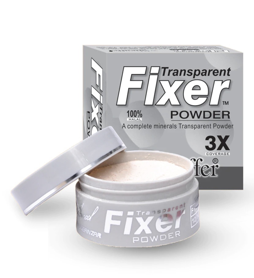 Sheafer Long Lasting Transparent Fixer Face Powder With 3X Coverage Best Makeup For All Skin Types Available In Different Shades