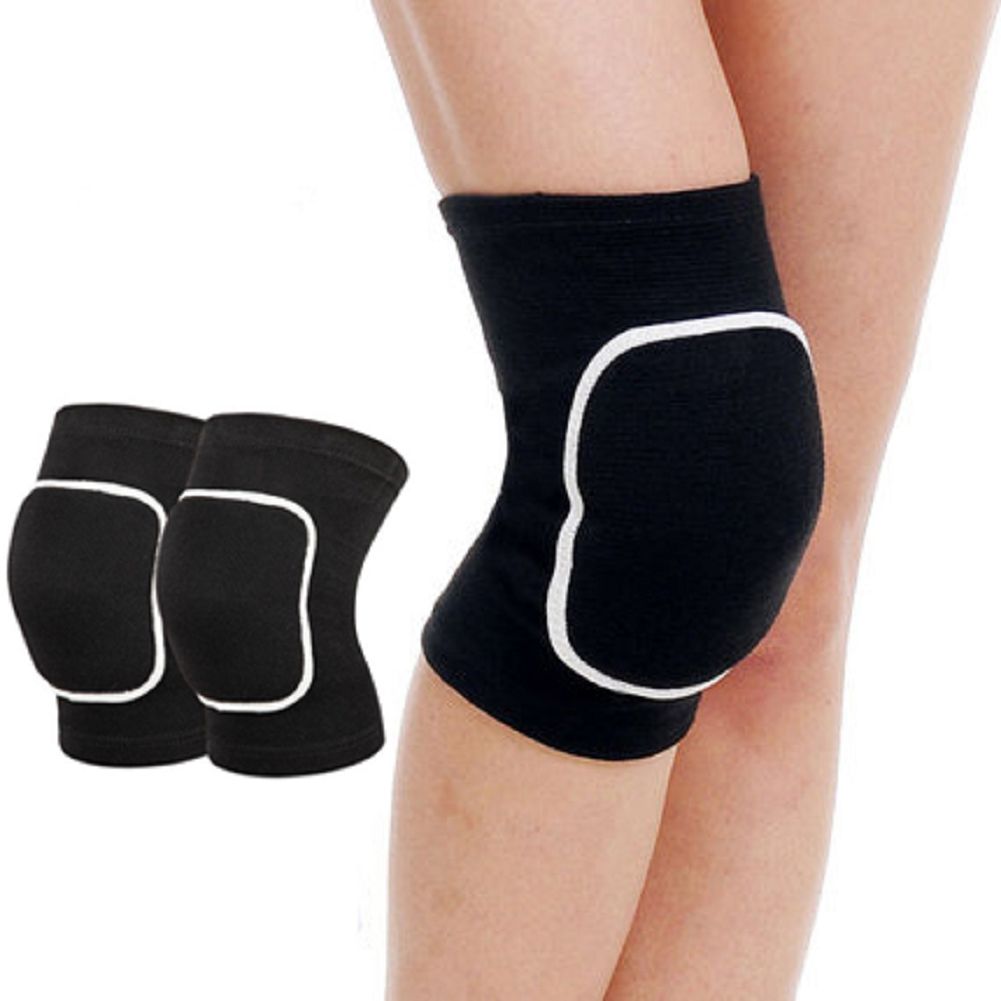 2pc Crossfit Knee Pads Fitness Brace Support Protector Volleyball Basketball Sports Knee Brace Sleeves Bodybuilding Workout Wrap