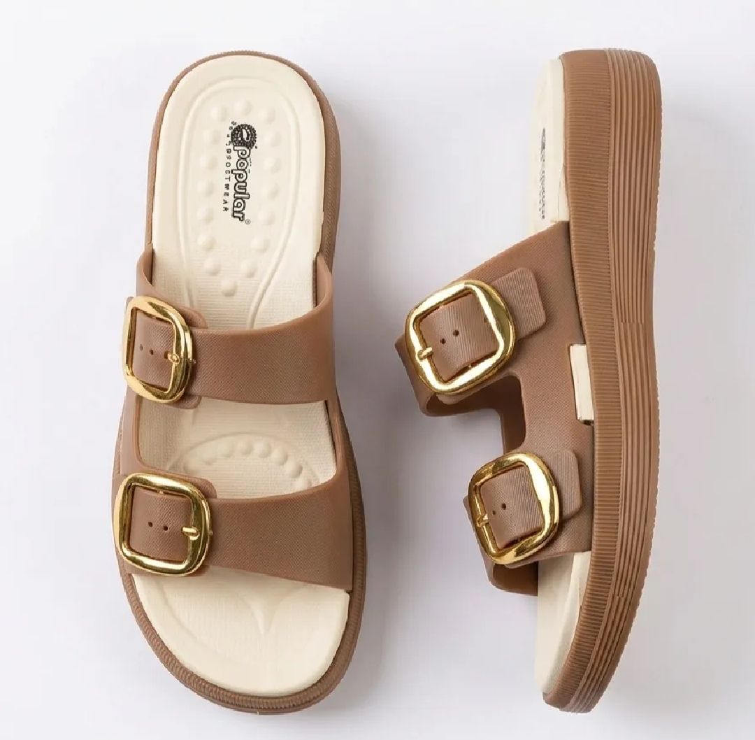 Fashionable Women Soft EVA Rubber Slippers Comfortable House Shoes For Ladies Girls Lightweight Breathable Waterproof Casual Indoor Outdoor Wear With Trendy Look