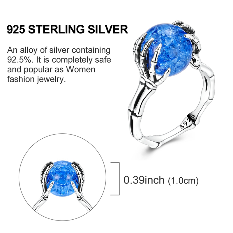 Original 925 Silver Ring Sparking Infinite Love Starry Night Rings For Women Girls Jewelry Birthday Anniversary Engagement 