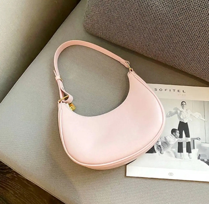 Fashion PU Leather Underarm Shoulder Bag for Women – Casual Summer Hobo Clutch Tote Luxury Shopper Handbag