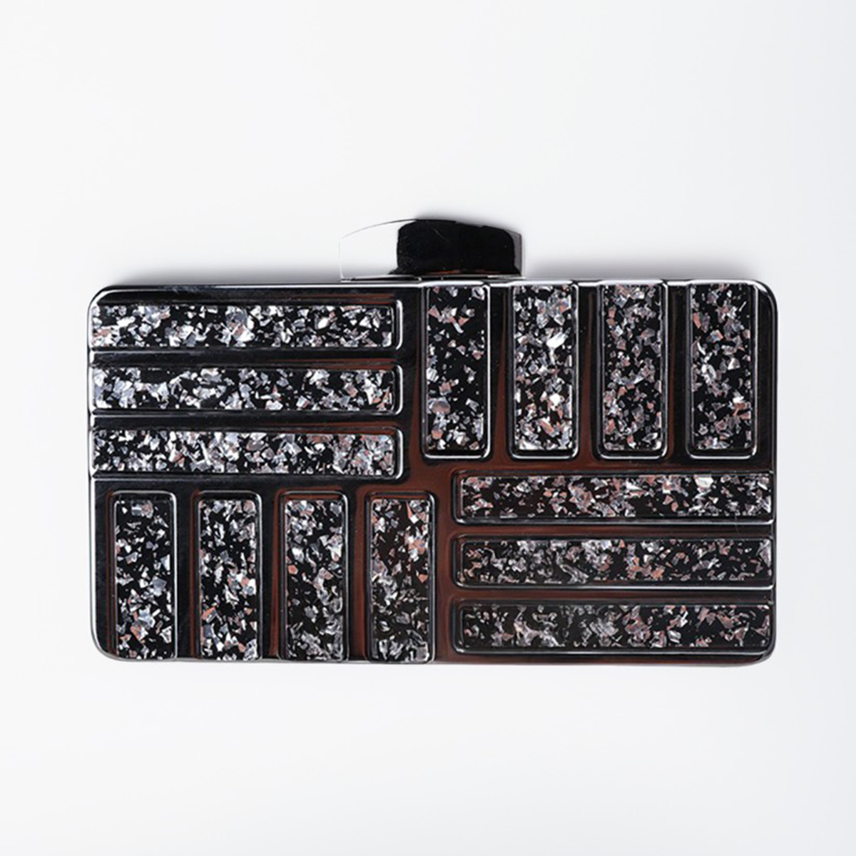 Luxury Design High Quality Ladies Clutch Acrylic Shoulder Crossbody Chain Evening Bag for Wedding and Fashion