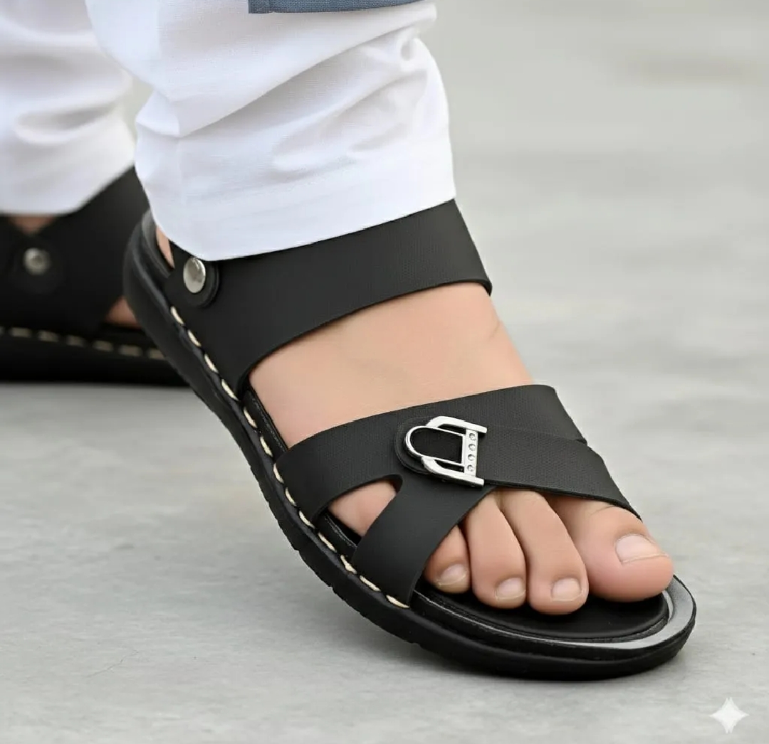 Premium Men Sandals Soft Cushion Sole Comfortable Walking Shoes Anti-Skid Lightweight Durable Summer Beach Casual Wear Slippers