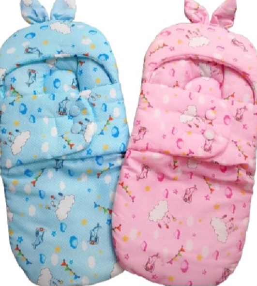 New born baby foam swaddle in premium Quality in random colours and designs