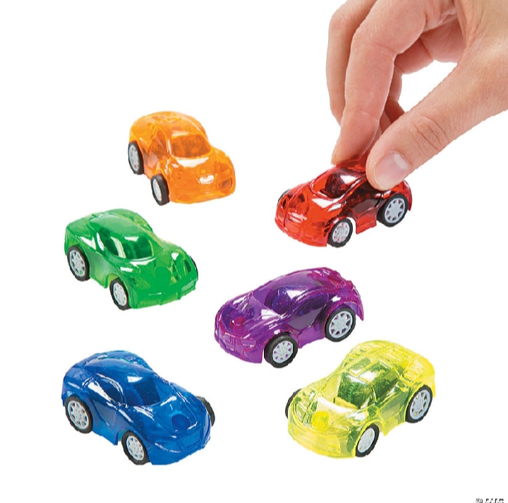 pack of 12Pull Back Mini Cars – Transparent, Inertial, & Durable Toy Set for Kids (Ages 3+) | Ideal Birthday Party Favors for Boys & Girls