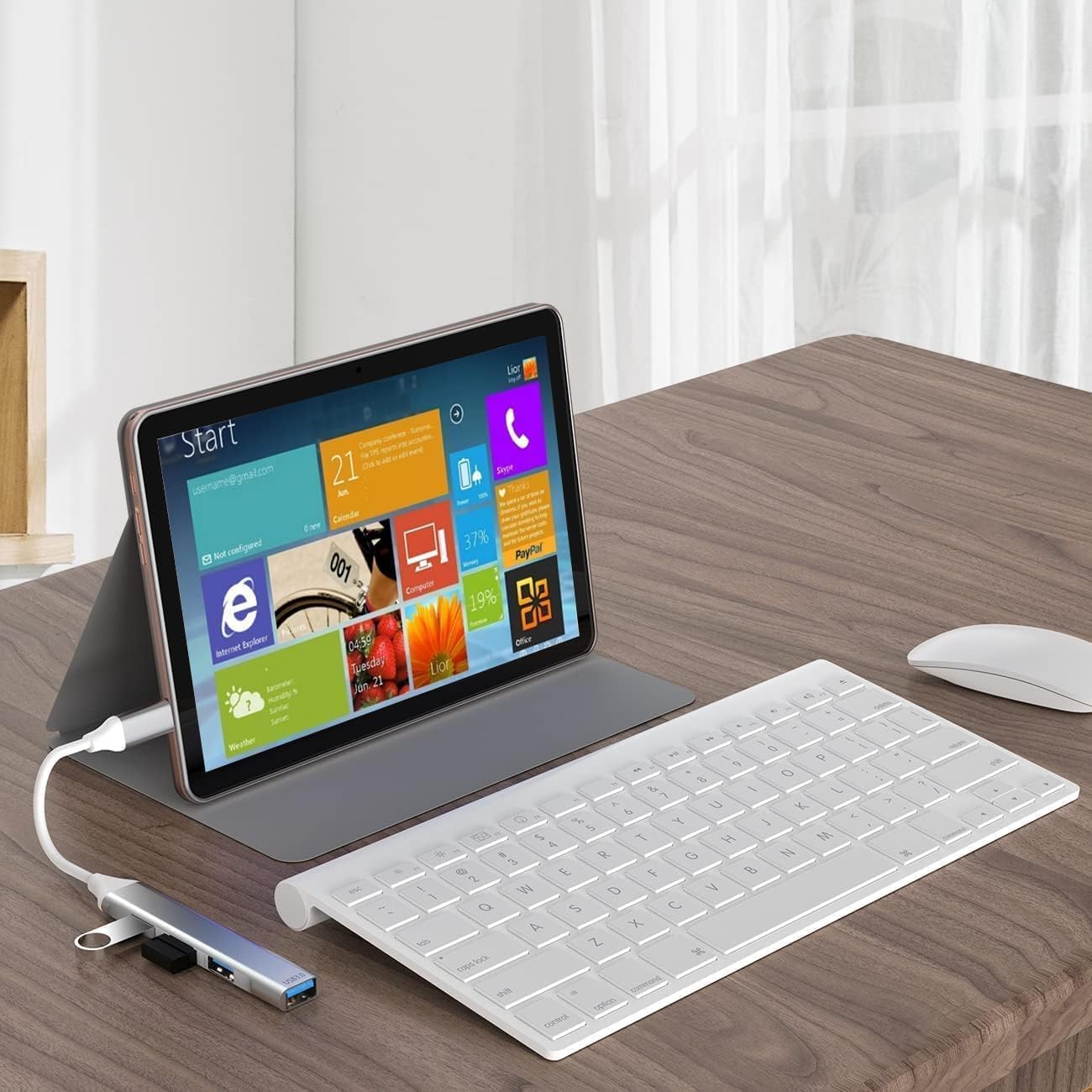 4 In 1 Type C To Four USB A Port USB 3.0 OTG Hub Aluminum Adapter High Speed Data Transfer For Laptop Tablet Smartphone