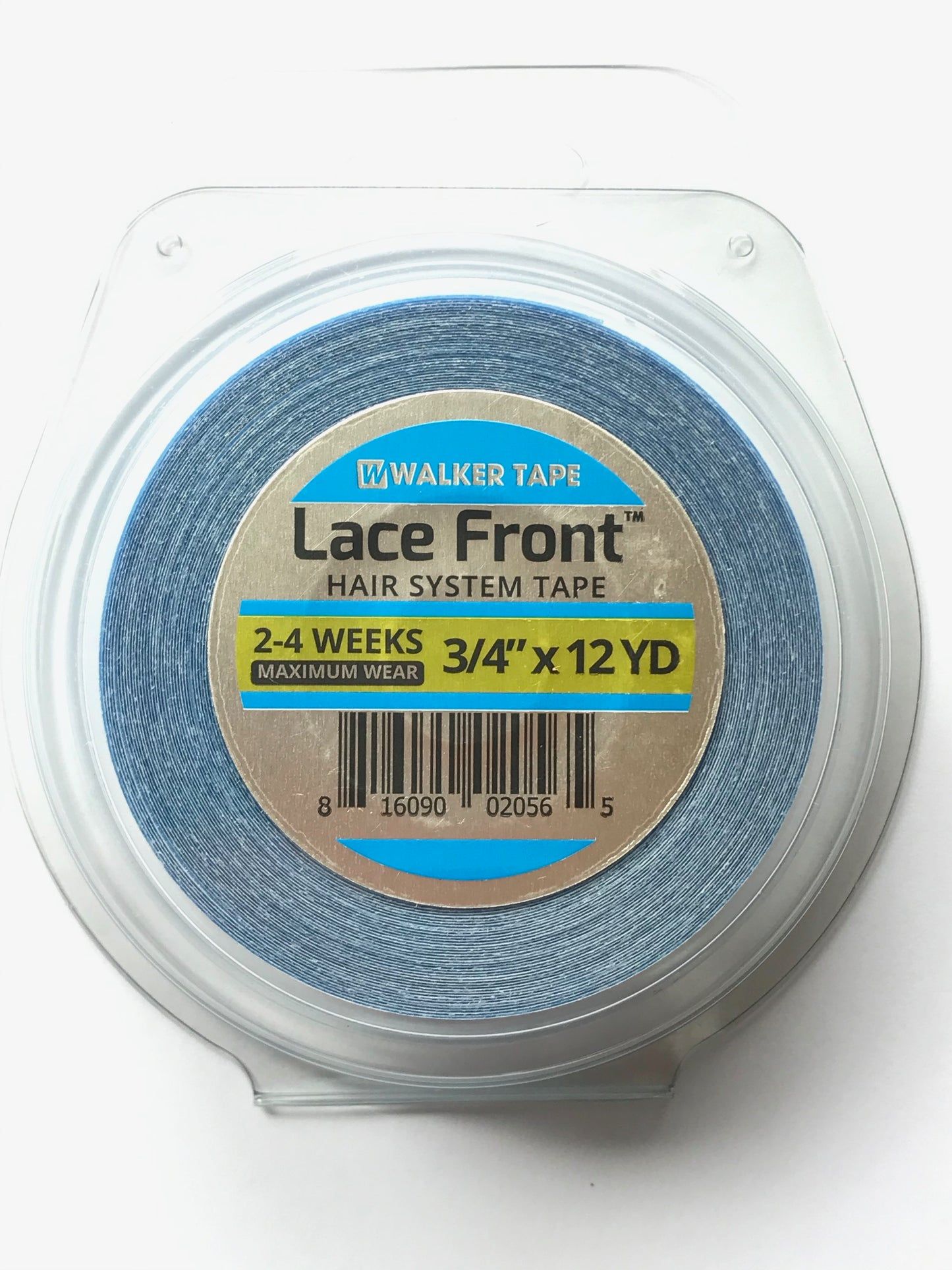 hair system care tape blue tape roll lace front 3/4*12 yards 100%original walker USA for hair wig/patch/unit/wig/lace for salon uses and personal use