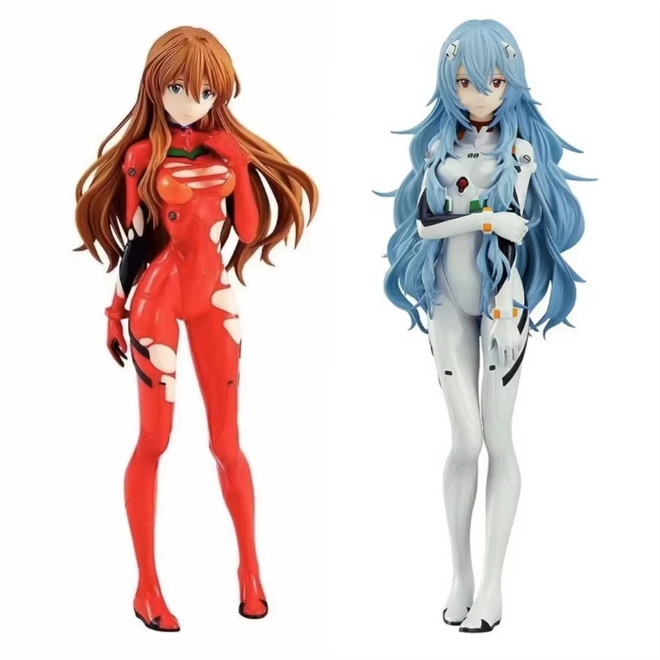Hot Genesis Evangelion Anime Figure EVA Ayanami Rei Asuka Two-Dimensional Model Chassis Desktop Ornament  Doll Toys