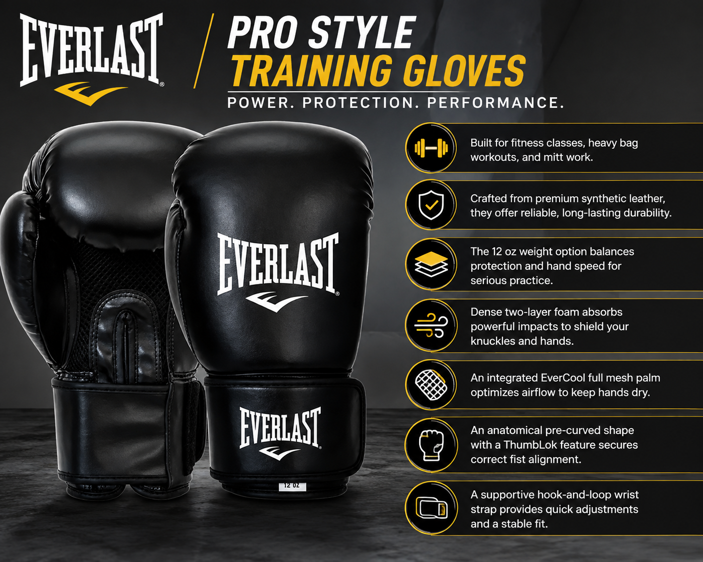 Best Everlast Premium Quality Boxing & Kickboxing Gloves - Protective Gear for Men, Women, Boys & Girls | High-Quality Kids & Adult MMA, Martial Arts,  for All Ages Available in black, red, and Blue color