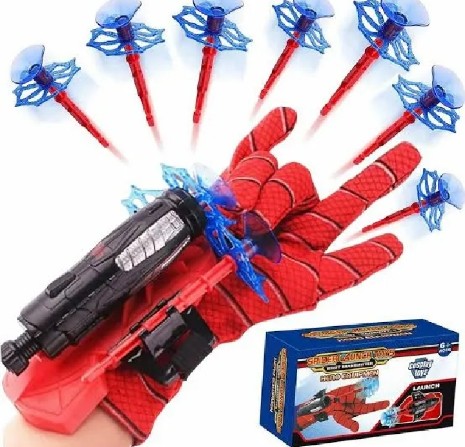 Marvel Spiderman Super Web Slinger, 2 In 1 Shoot Web Slinger Toy For Kids