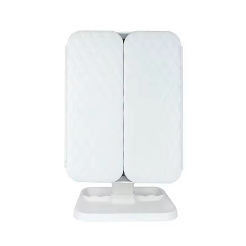 Trifold Makeup Mirror LED Lights Dorm Dressing Mirror Beauty Light up your fill light with Smart Complementary Makeup Mirror Trifold