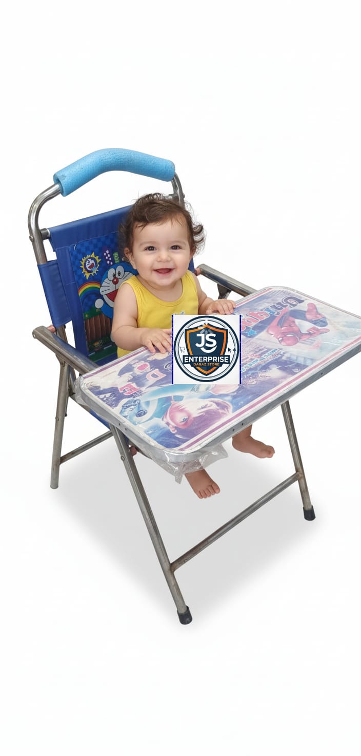 Study chair for kids  / Baby study chair + dining chair / Baby chair and study table / Foldable study chair + dining useful for multiple purpose / Kids Foldable & Portable Study and Eating Table & Chair Used For Multi Purpose