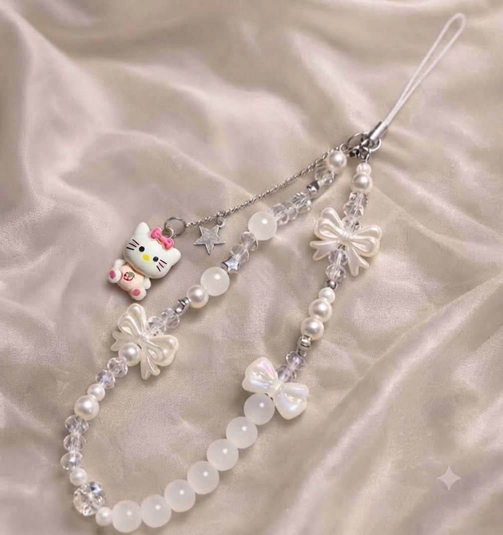 Phone charms for girls / Customized name phone charms / trendy phone charms / handmade phone charms / matching swan phone charms for bestiees  / phone accessories / Pinteresty phone charms / Aesthetic phone accessories