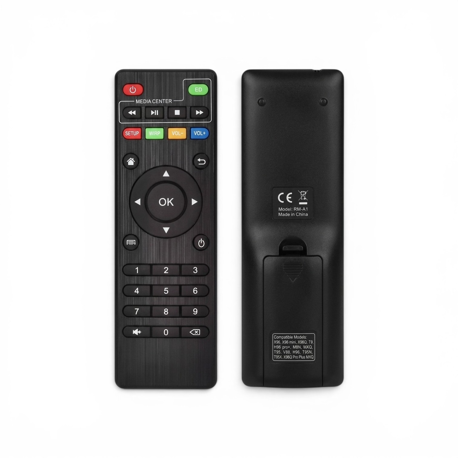 Smart Android TV Box Remote [X96 / X96Q / X96 Mini / T9] Remote Control Replacement For Android TV Box - MXQ Pro 4K | H96 Pro+ | T95 | T95X | V88 | M8S | X96Q Pro Plus