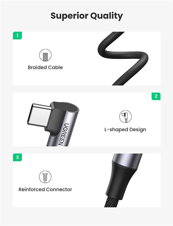 UGREEN Lott Type C to 3.5mm Audio Adapter Cable for Xiaomi, OnePlus, , Vivo , Oppo, universal compatibly For All Mobiles