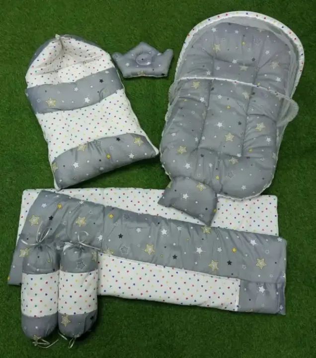 7 Pcs Baby Bedding Set Super Soft High Quality Complete Newborn Bister