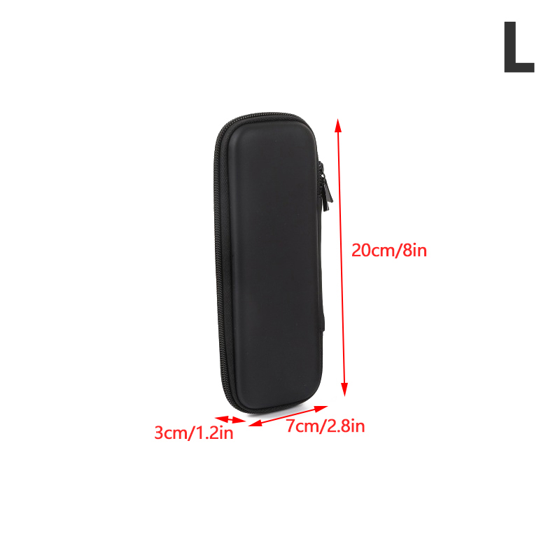 1pc Black Cosmetic Bag Waterproof Double Zipper Makeup Brushes Case Women Storage Bags Portable Travel Brush Holder Makeup Case