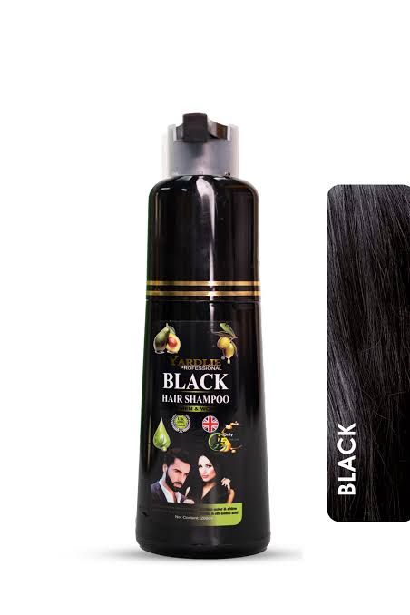 Yardlie Professional Black Hair Color Shampoo 200ml
