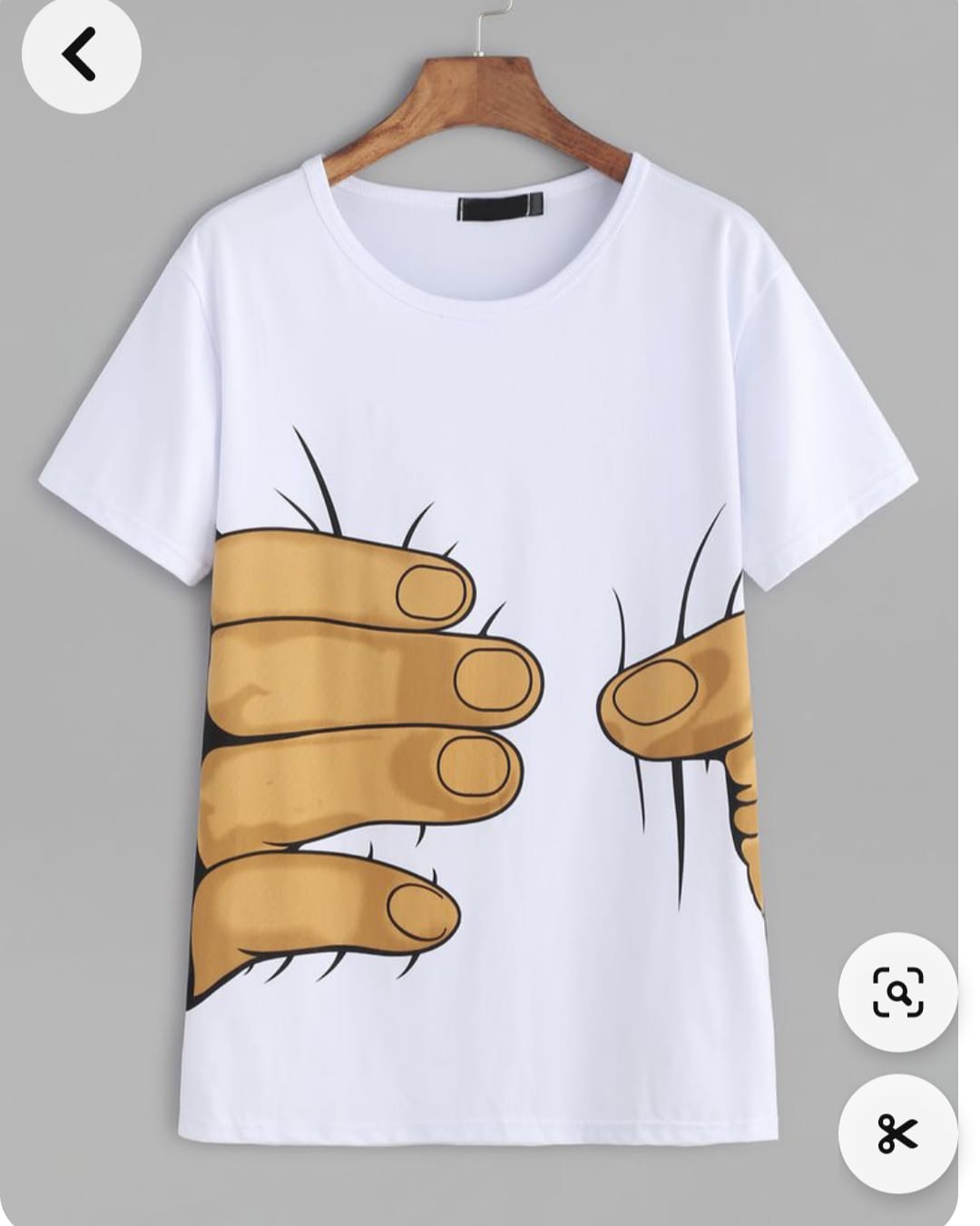 Men's White Half Sleeve T-Shirt – DTF Printed, Summer Wear