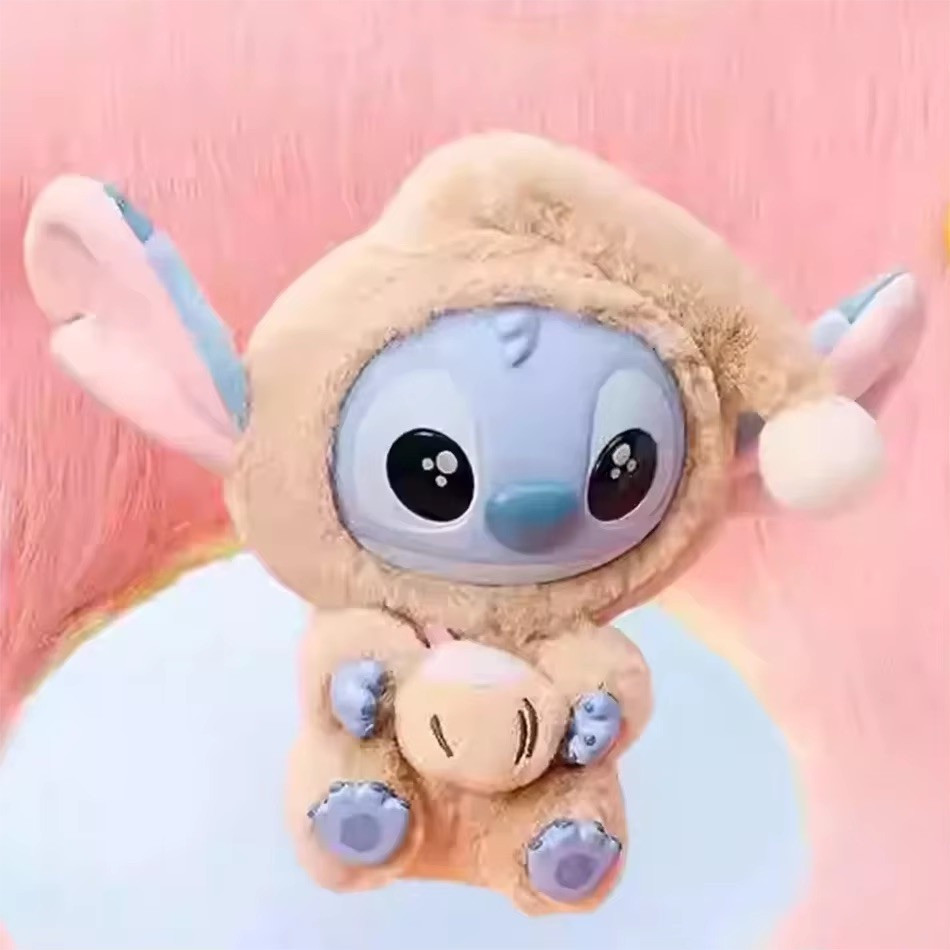 12 Cm Disney Stitch Plush doll Lilo and Stitch Bag hanging doll Foodie Series Stuffed Plush Doll Toys Birthday Girl Gifts Dairy