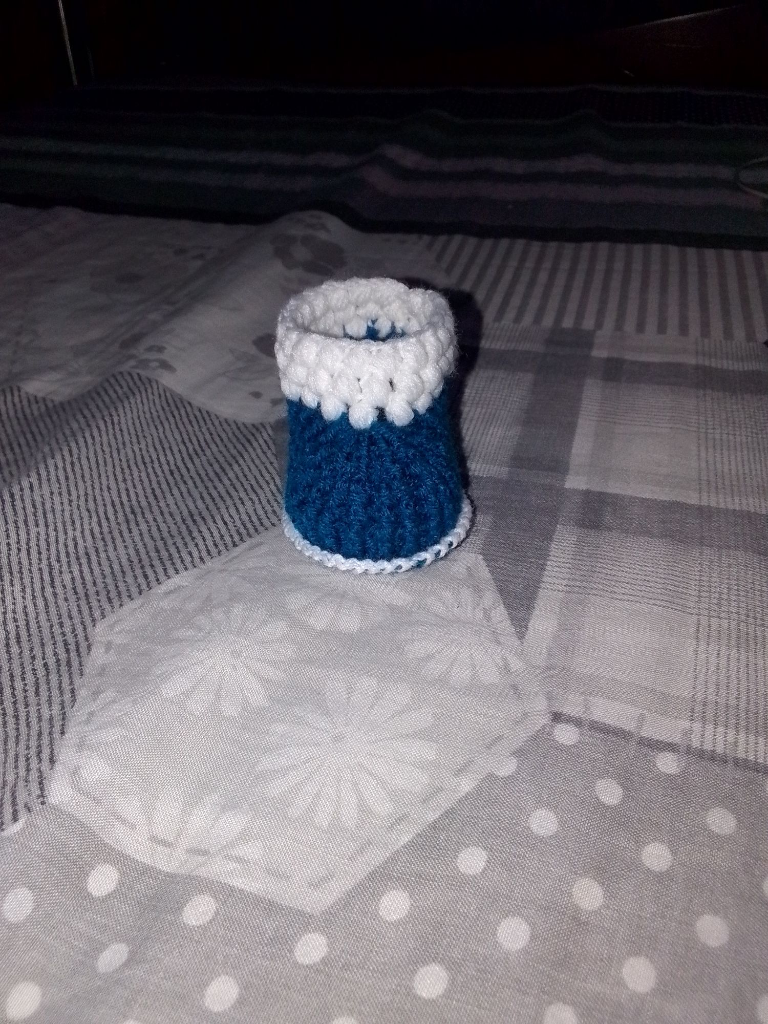 Handmade Crochet Baby Booties with Bow | Soft Newborn Baby Shoes | Baby Girl Gift