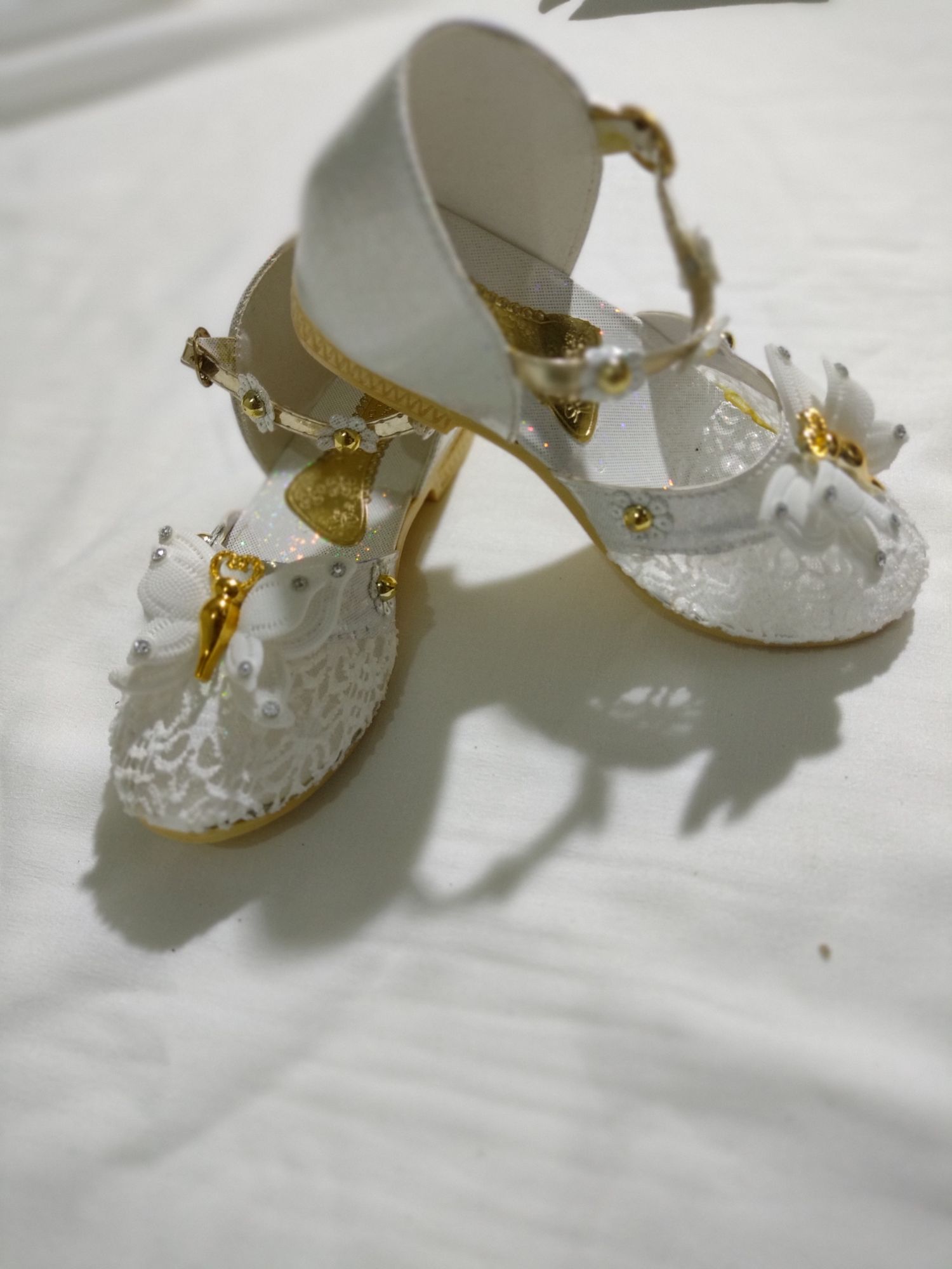 Baby Girl Metallic Tiered Layer Sandals | SHEIN IN