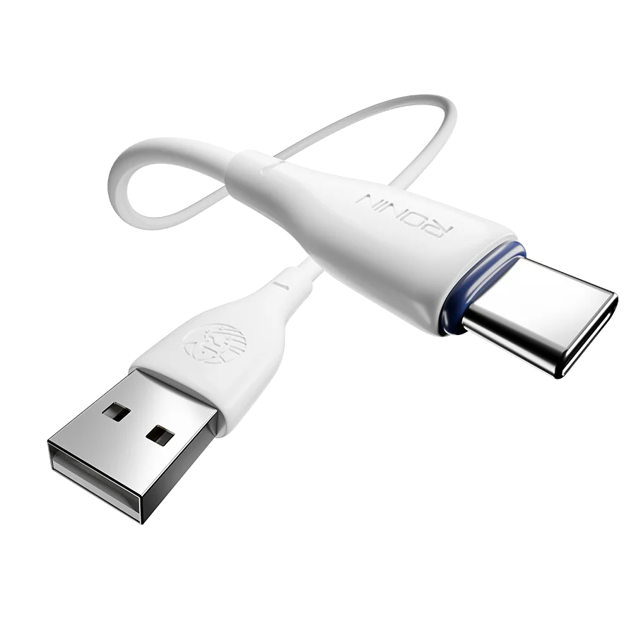 Ronin R-340 TYPE-C CABLE Fast charging Rapid Charging Turbo Power Cable