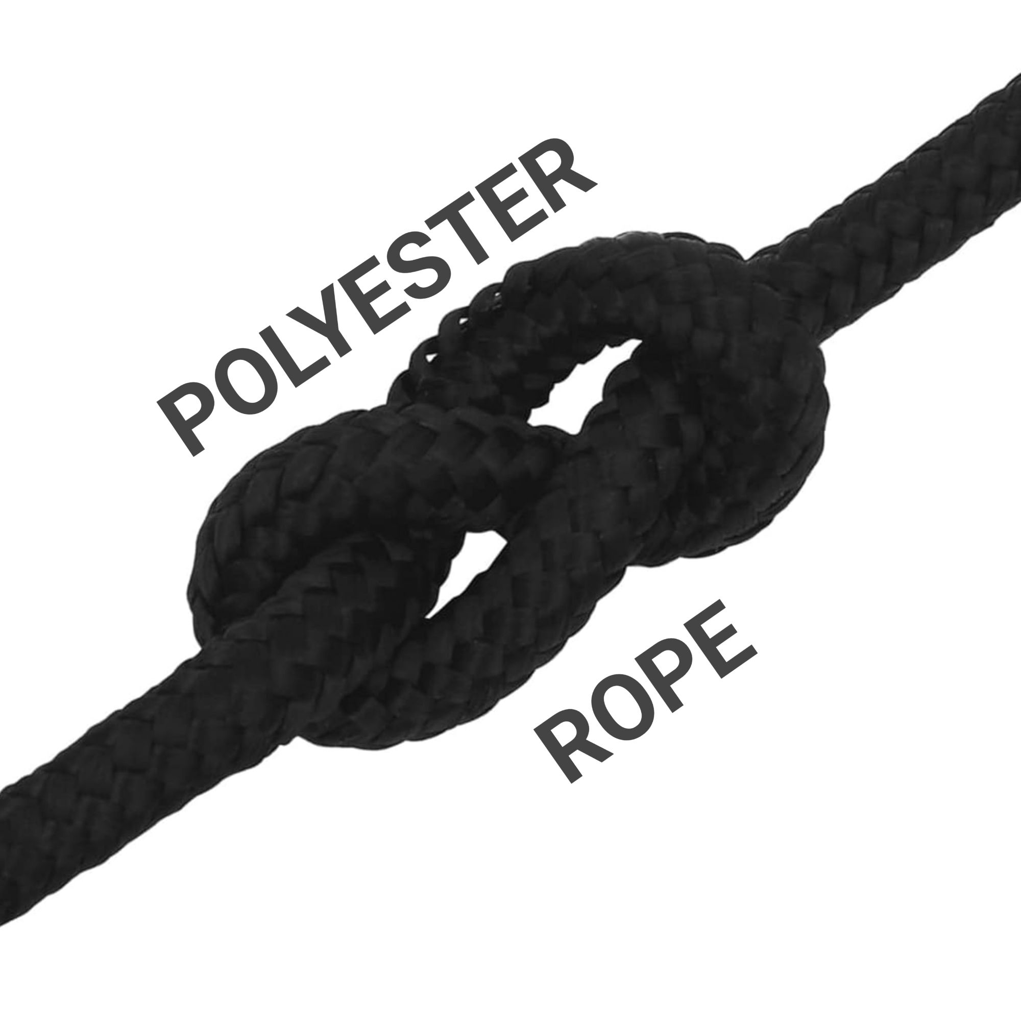 Polyester Cord, Rope polyester 5mm-6mm braided Rope 3 Colors Available For different purposes used