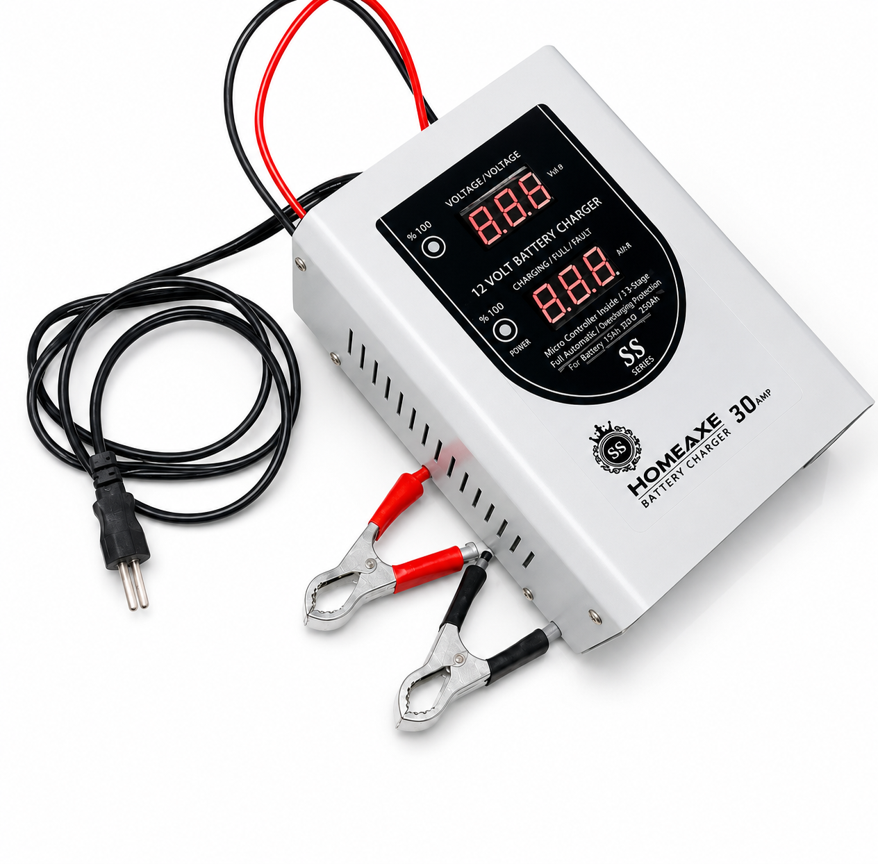 HYBRID AUTOMATIC BATTERY CHARGER 12 volt 30 ampere