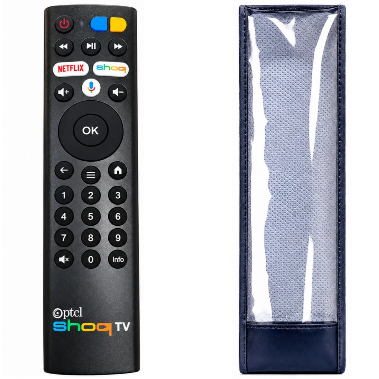 Remote Cover Compatible With PTCl Shoq Tv Box Remote
