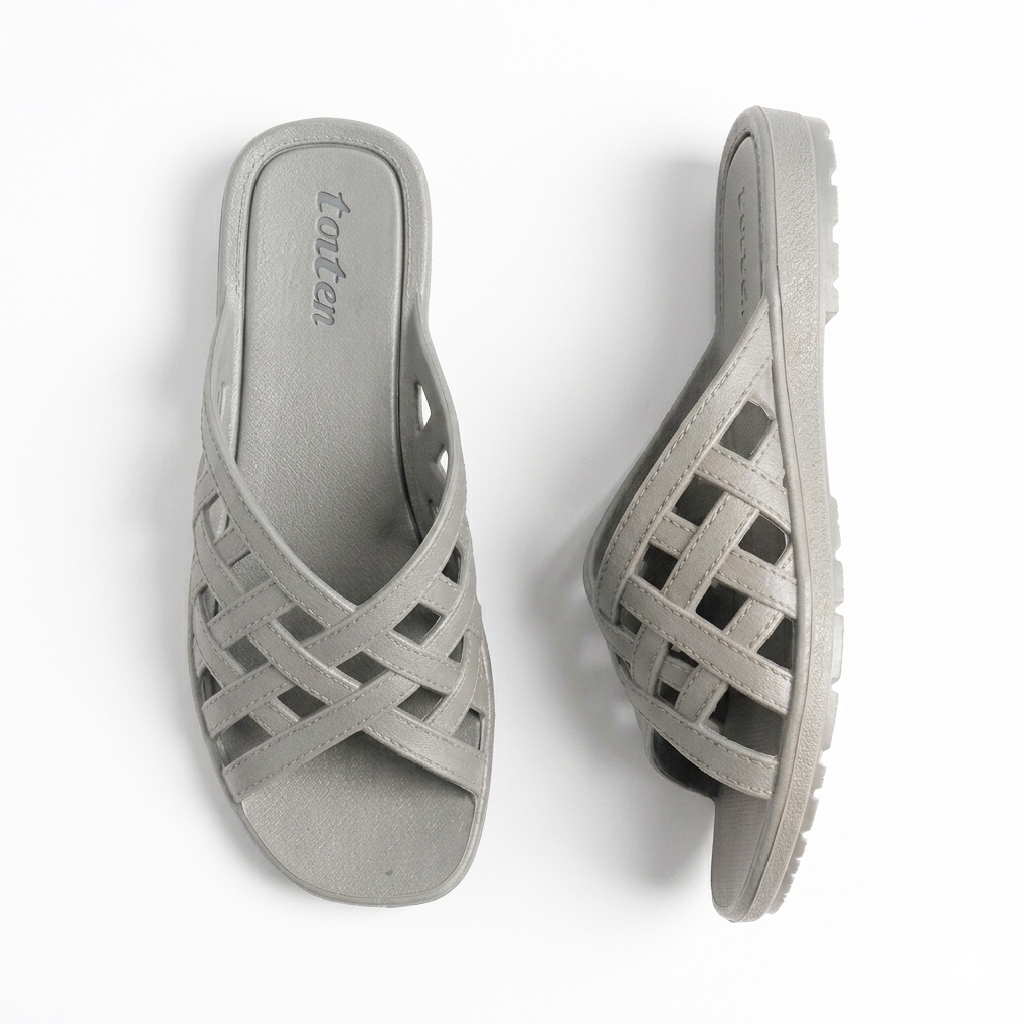 Fashionable Women House Slippers Trendy Buckle Design for Women & Gilrs