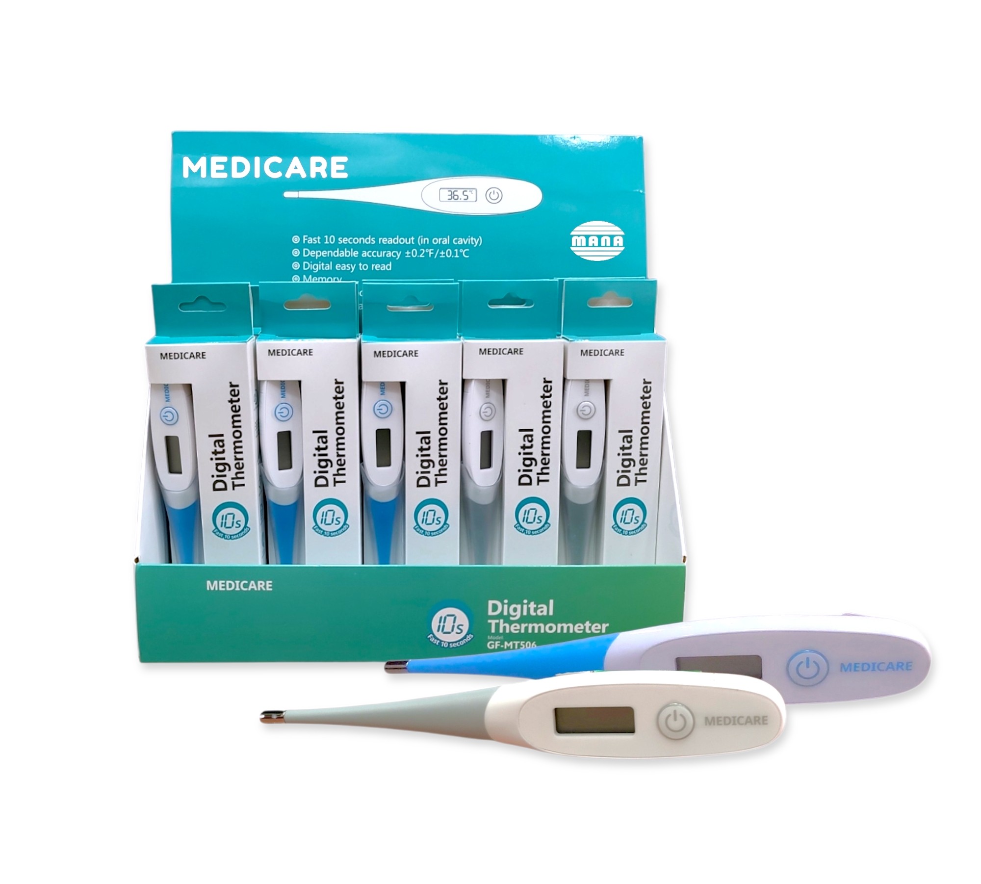 MEDICARE DIGITAL THERMOMETER  GF MT-506