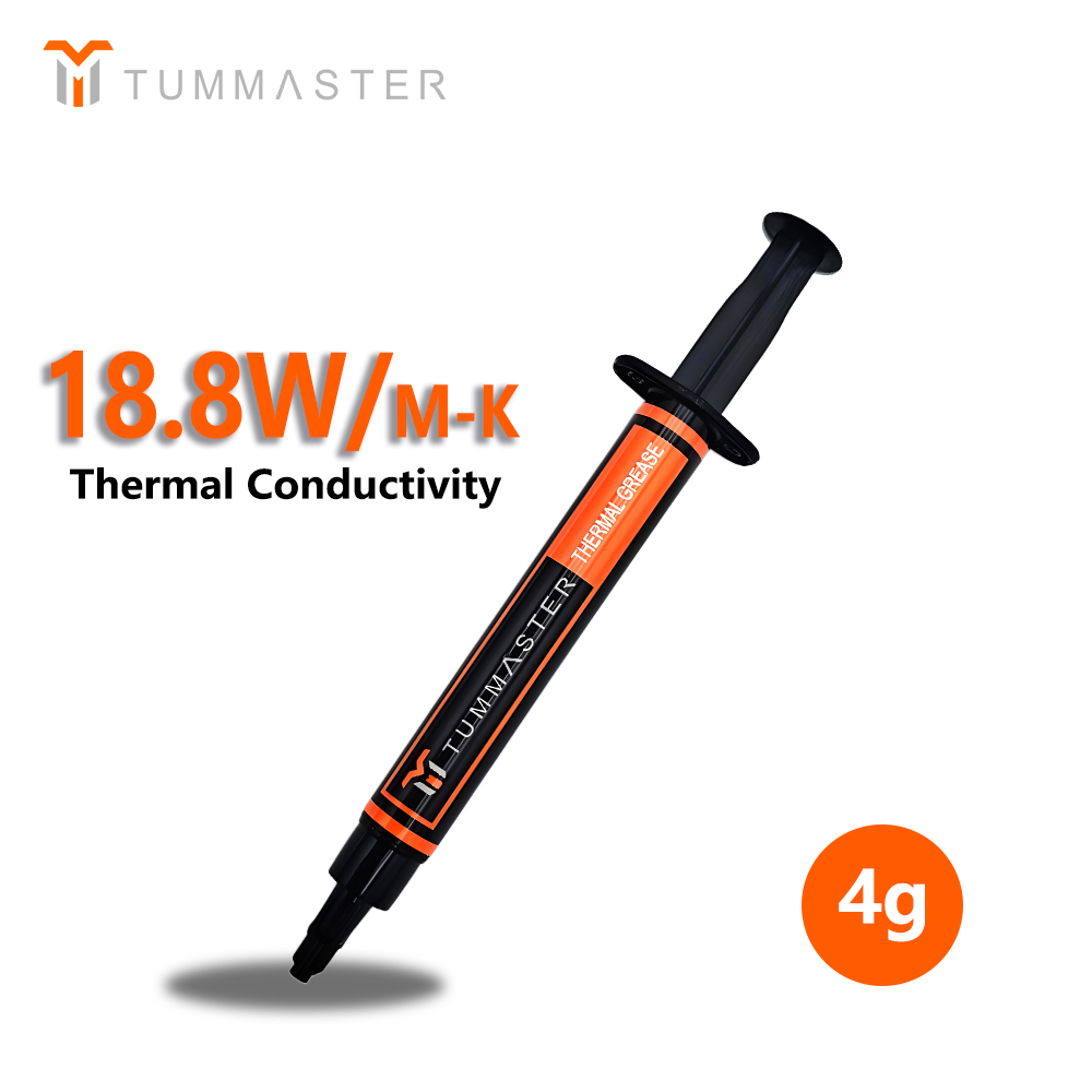 TUMMASTER CPU Thermal Paste Thermal Grease 18.8W/m-k High Thermal for Gaming PC Case Cooling PS5 Processor