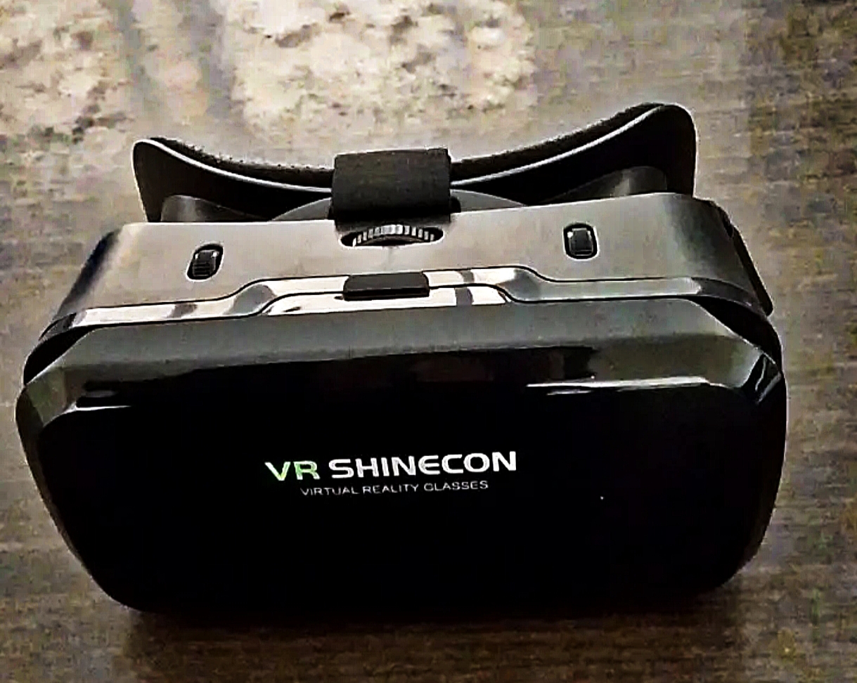 VR BOX  MOBILE Shinecon G06A New 3D Virtual Reality Gaming Glasses Headset for 4.5-7.0 Inch Smartphones VR Full-Screen Helmet with Adjustable Googles - high resolution lenses -ST