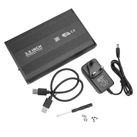 3.5 Inch HDD Case usb 3.0 Portable SATA Hard Drive HDD Enclosure Box For Desktop Computer PC Hard Disk SATA to USB Drive Box 1TB 2TB 4TB 8TB External Storage HDD Enclosure High Speed Super Fast Data Transfer Mobile OTG Supported Laptop Desktop PC