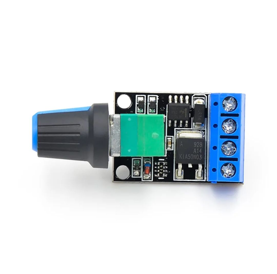 Reland Sun Regolatore Di Velocità PWM 10A 5V-16V – Controllo Stepless 0-99% Per Motori DC E Luci