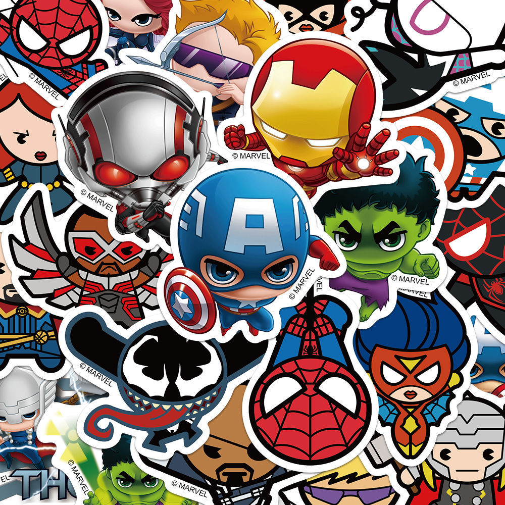 25pcs marvel avenger  mini characters stickers