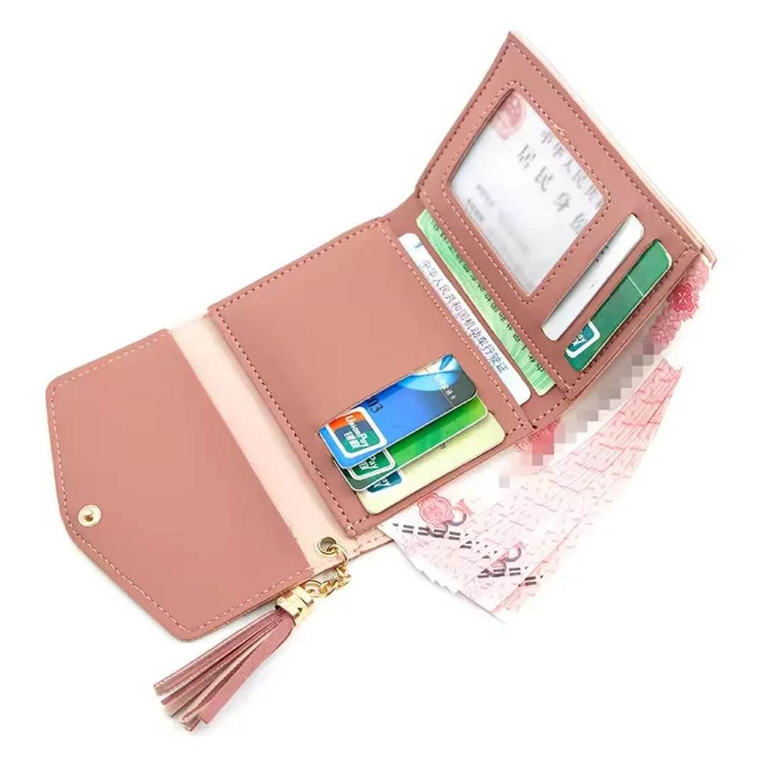 Crocodile Pattern PU Leather Tri-Fold Wallet