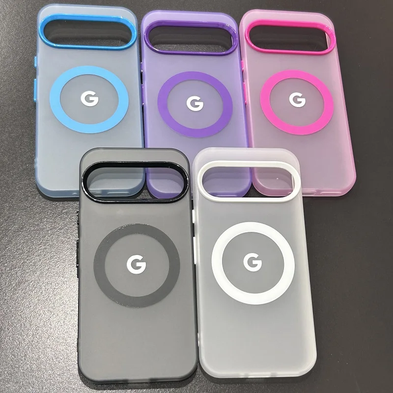 Candy Color Matte Phone Case for Original Google Pixel 11 10 9 Pro XL 8 A Magnetic Frosted Wireless Charge Shockproof Back Cover