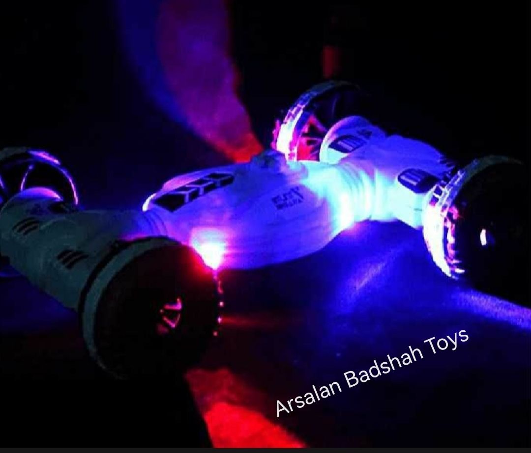 New Stylish Remote Control Cars, Rechargeable , Remote Control Rechargeable Twisting Stunt Car, Battery Included Rechargeable Remote Control Car Toy For Kids , Best Birthday Gift Toy For Boys.