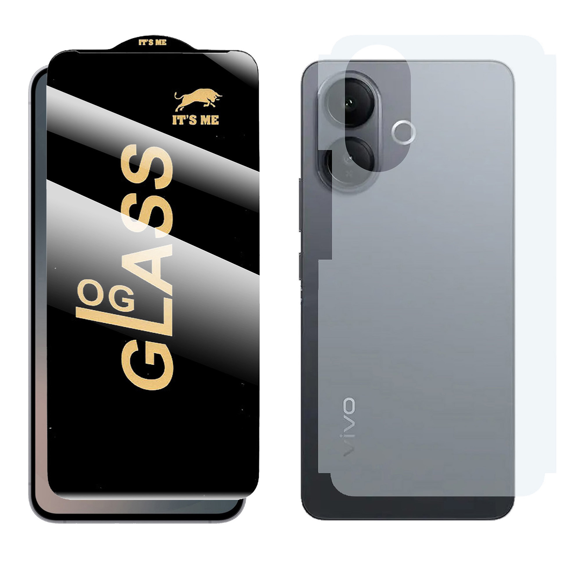 2-in-1 360 Protection for Samsung Galaxy S25FE: HD Glass + Back Matte price in Pakistan