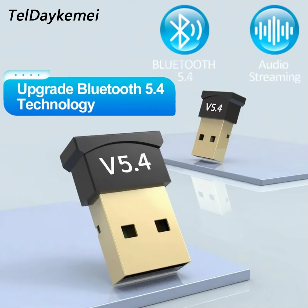 USB Bluetooth 5.4/5.3/5.1 Adapter for PC Laptop Computer Wireless Dongle Bluetooth Adapter Support Mouse Keyboard
